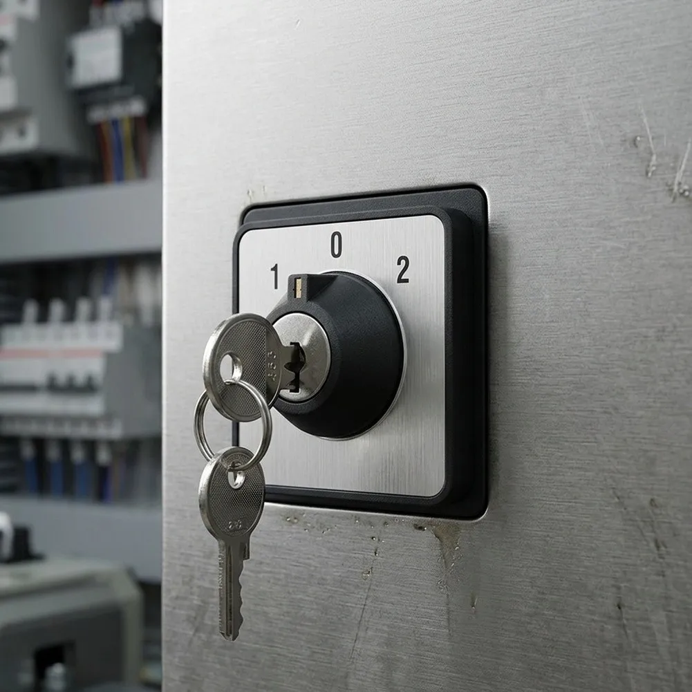 20A Rotary Switch SZW26-20 3-Position 1-Section With for Key for Sealed Plastic Enclosure IP65 AC440V DC240V For Power Systems