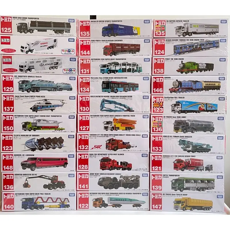Takara Tomy Tomica-camión fundido a presión de tipo largo, coche de aleación estática, vehículo, modo de Metal fundido a presión, colección, juguete para niño