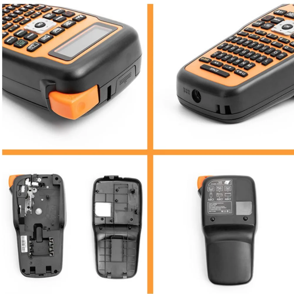 Mini Commercial Ribbon Portable Printing Machine Color E1000 Pro 3.5mm-12mm Handheld Industrial Heat Transfer Label Printer