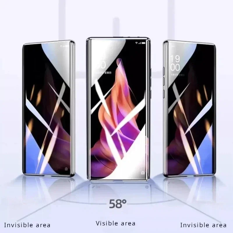 

Чехол с защитой от подглядывания для Vivo Y28e Y03t Y18i Y17s Y27 Y39 Y78 Y29 Y36 4G 5G, защитный чехол для объектива из закаленного стекла, чехлы для телефонов