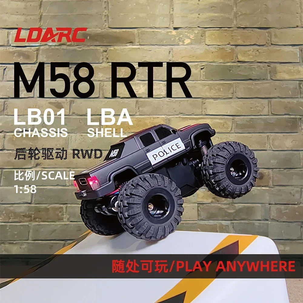 

LDARC M58 RTR 2.4GHz 1/58 MINI Mirco RC Electric Remote Control Model Car Adult Children's Tabletop Toys