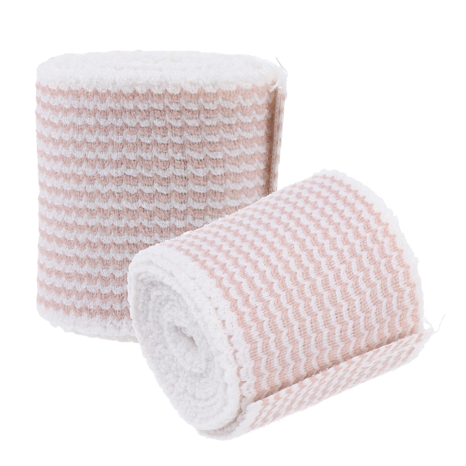 

2Pcs Elastic Cotton Bandage High Elastic Adhesive Sports Non-woven Fabric Extra Large Hook Loop Fasteners for Exercise