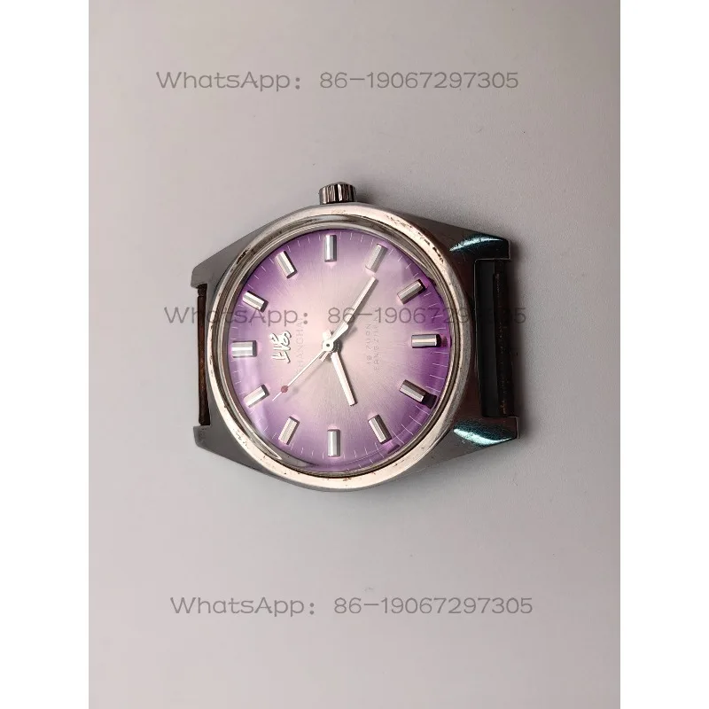 

Shanghai Watch Bracelet Mechanical Model 7120 Color Disc Purple Disc Manual Strip Collection Sentiment Men's Style