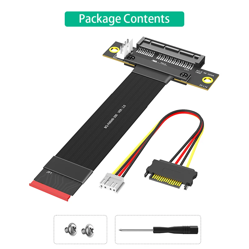 M.2 مفتاح M 4.0 إلى PCI-e 4.0 4X 180 درجة محول بطاقة الناهض تمديد كابل NVME 4.0 إلى PCIE PCI Express 4X موسع لسطح المكتب