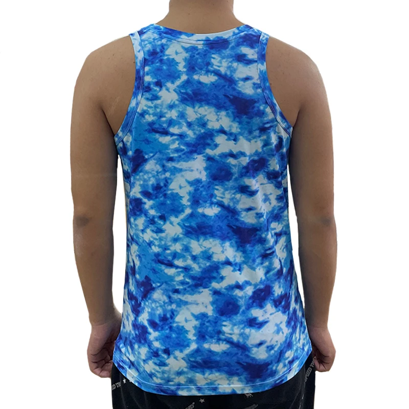 Mens Swimwear Sleeveless Tank Tops Beach Bathing Suits Quick-Drying Breathable Printed Swimsuit Body Shaper T Shirts Surf New