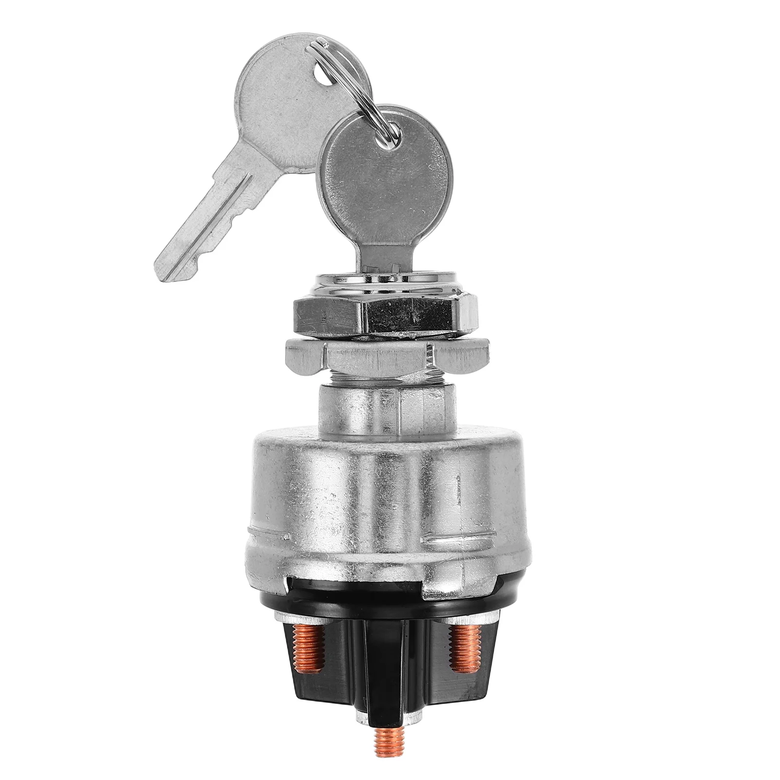 Ignition Switch Agricultural Vehicle Keys Zinc Alloy Chrome Plating Starter Assembly