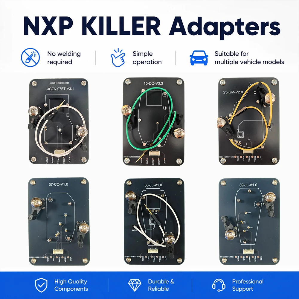Универсальный ключ для суперкаров CNP259 с адаптером NXP Killer для всех оригинальных пультов с чипом NCF29xx для Toyota, Dodge RAM, Geely