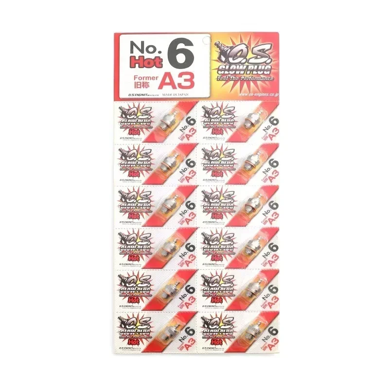 1PC RC Parts Glow Plug OS Former A3 No.6 #6 Standard Glow Plug Spark For RC Car Truck Nitro Engine