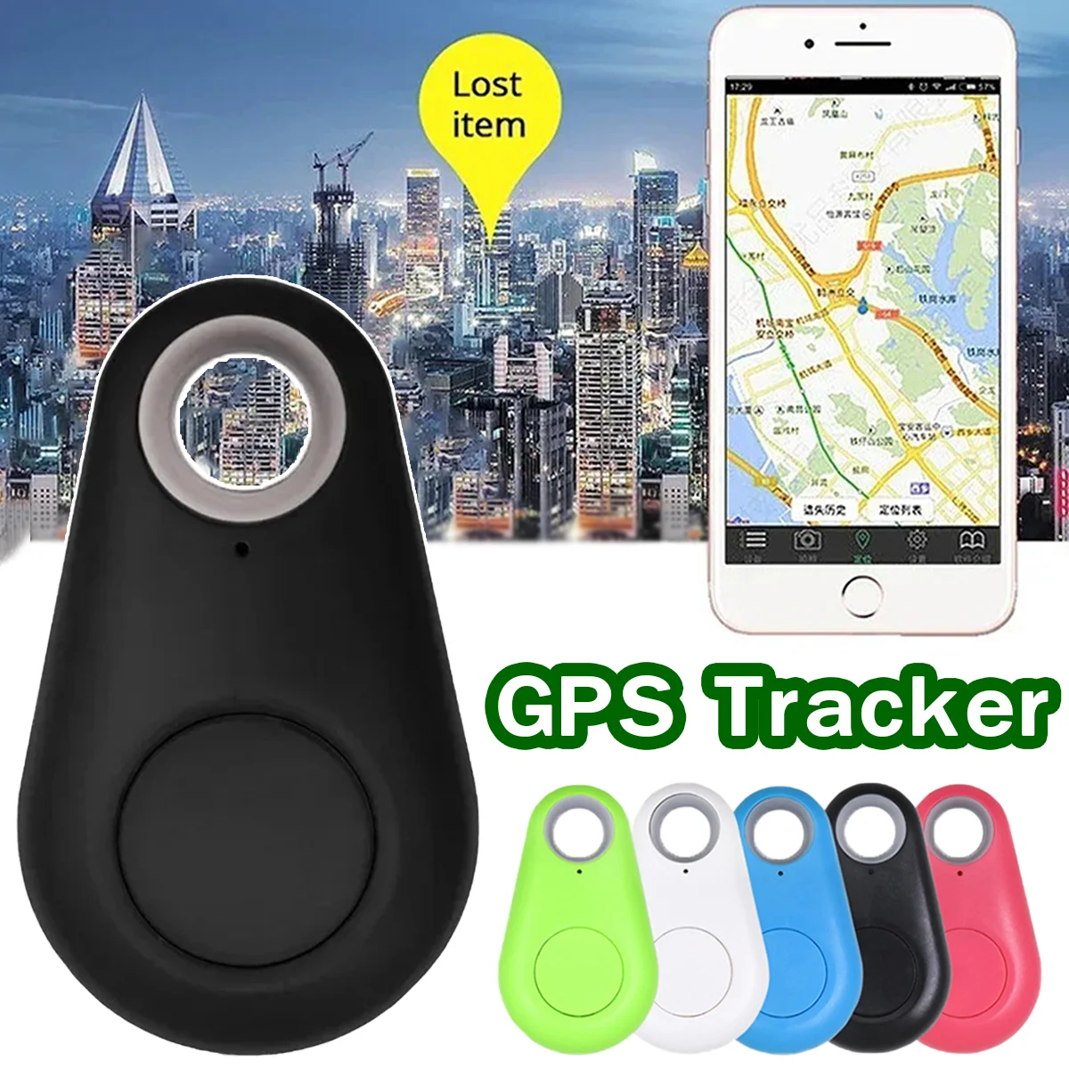 

Car GPS Tracker Bluetooth Mini Smart GPS Tracker Locator Bike Pet Children Elderly Alarm Tracking Anti-loss Device Car Parts
