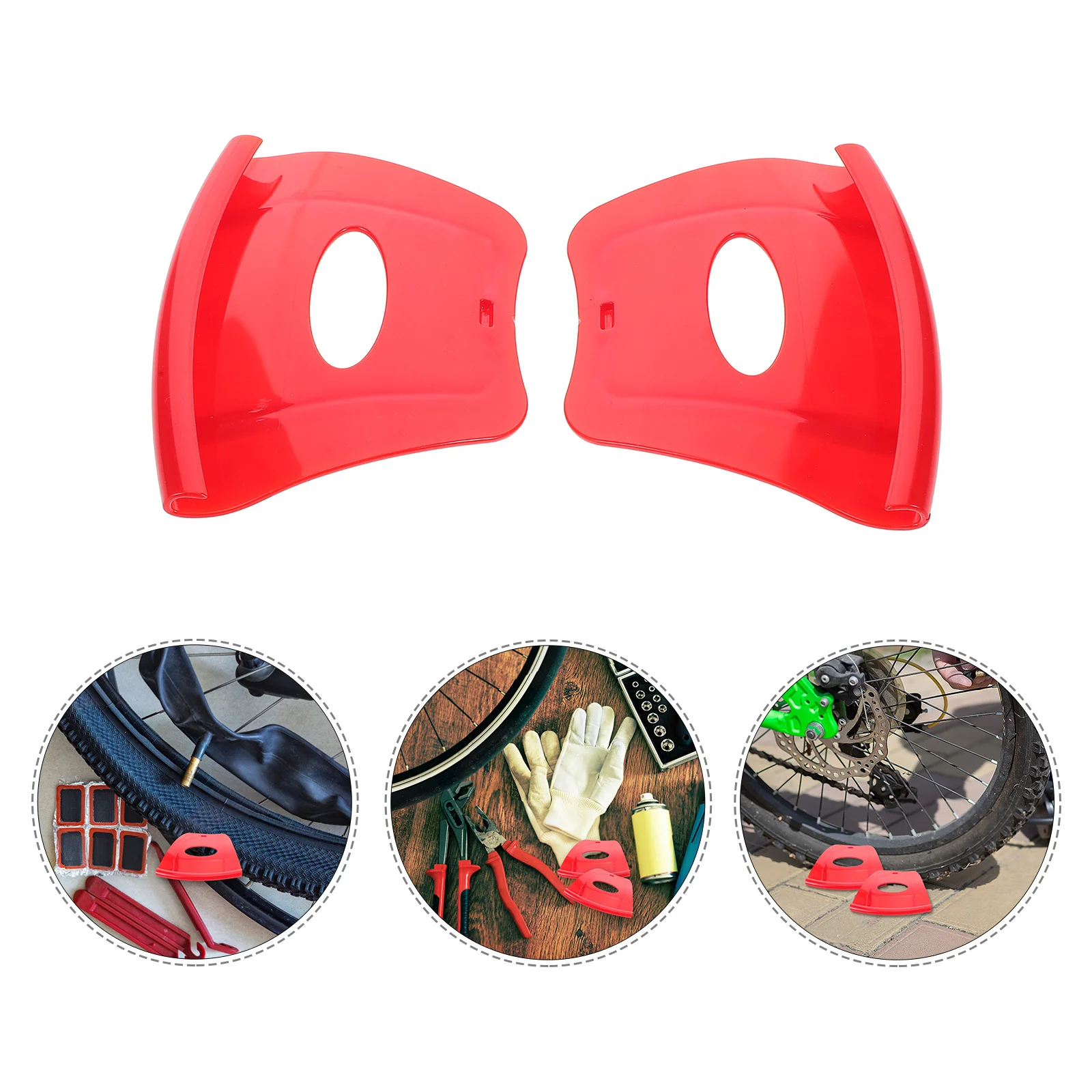 

2Pcs Tire Rim Protector Resin Anti-Scratch High Strength Wheel Edge Protector Motorcycle Bike Tire Changing Tool