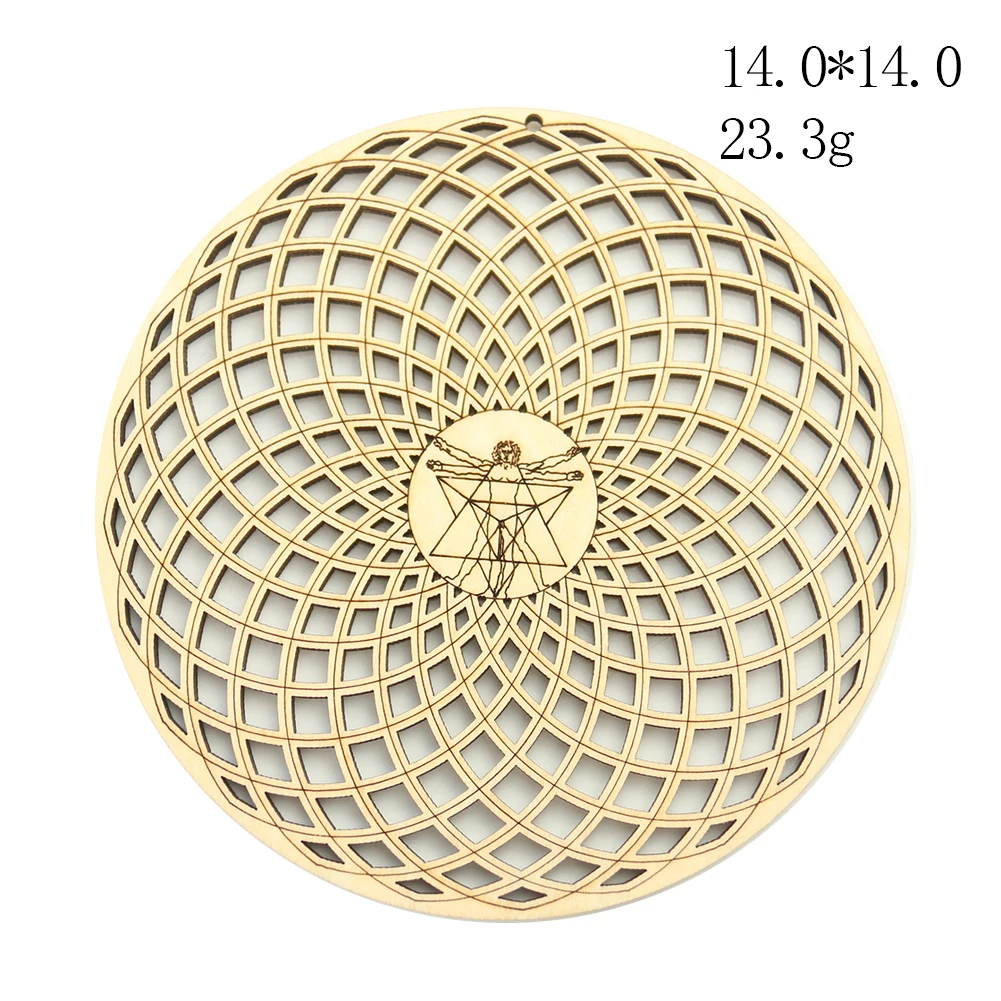 15 سنتيمتر شجرة زهرة الحياة حجر الخشب مجلس ديفيد ستار سري يانترا شفاء معلقة الكوارتز حامل جدار ديكور العين حورس مهرجان ديكور