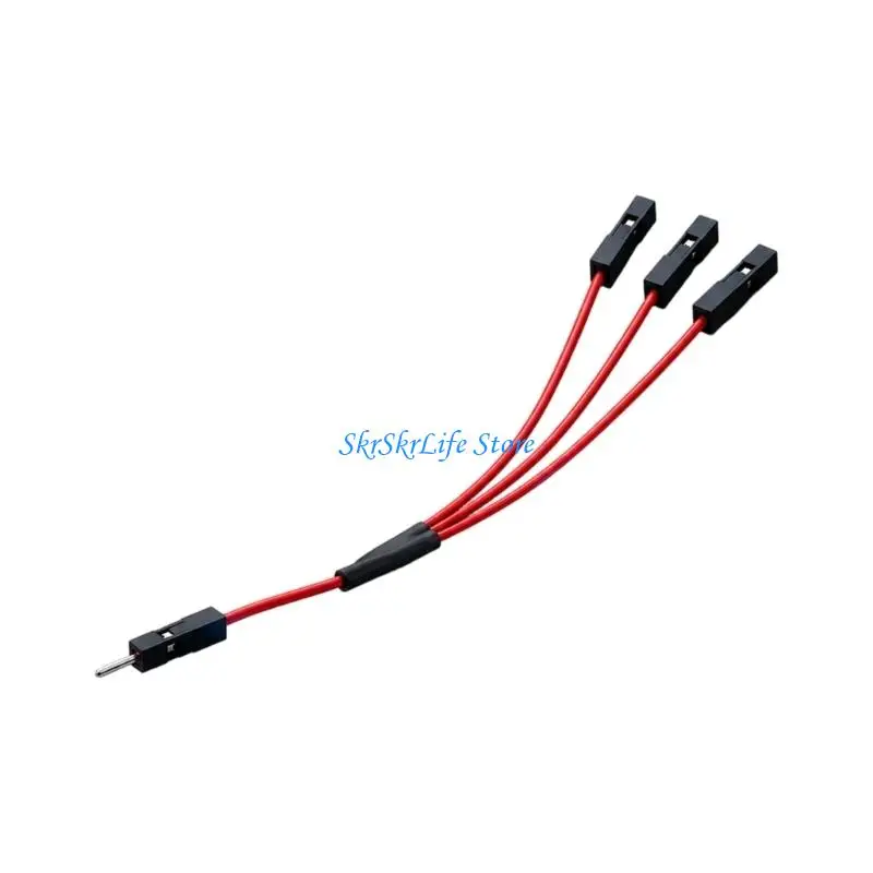 E65E 2.54Mm Wire 1 Male To 2/3/4/5/6 Female Extension Cable For Motherboard
