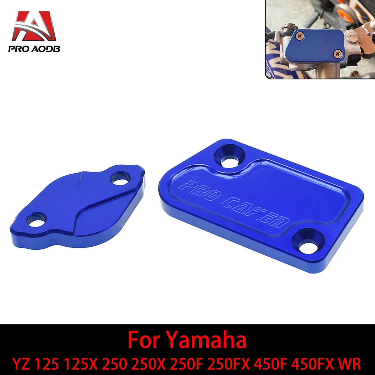 

Front Rear Brake Fluid Reservoir Cover For YAMAHA YZ 125 125X 250 250X 250F 250FX 450F 450FX WR 250F 450F Motorcycle Accessories