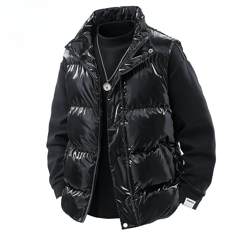 

Outdoor Winter Clothing Cotton High-quality Vest Cotton Vest New Bright Face Thick Cotton Cold Protection Warm Comfortable Coat