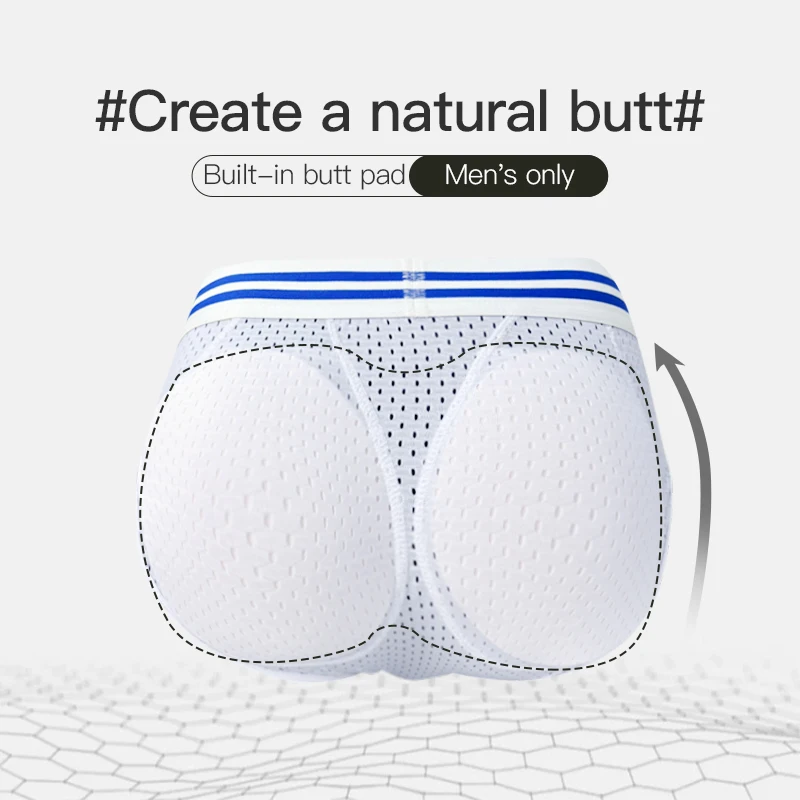 1/2/3/4 Uds calzoncillos sexis para hombre transpirables de secado rápido malla modal tendencia sin costuras deportes calzoncillos transpirables almohadilla cadera sexy