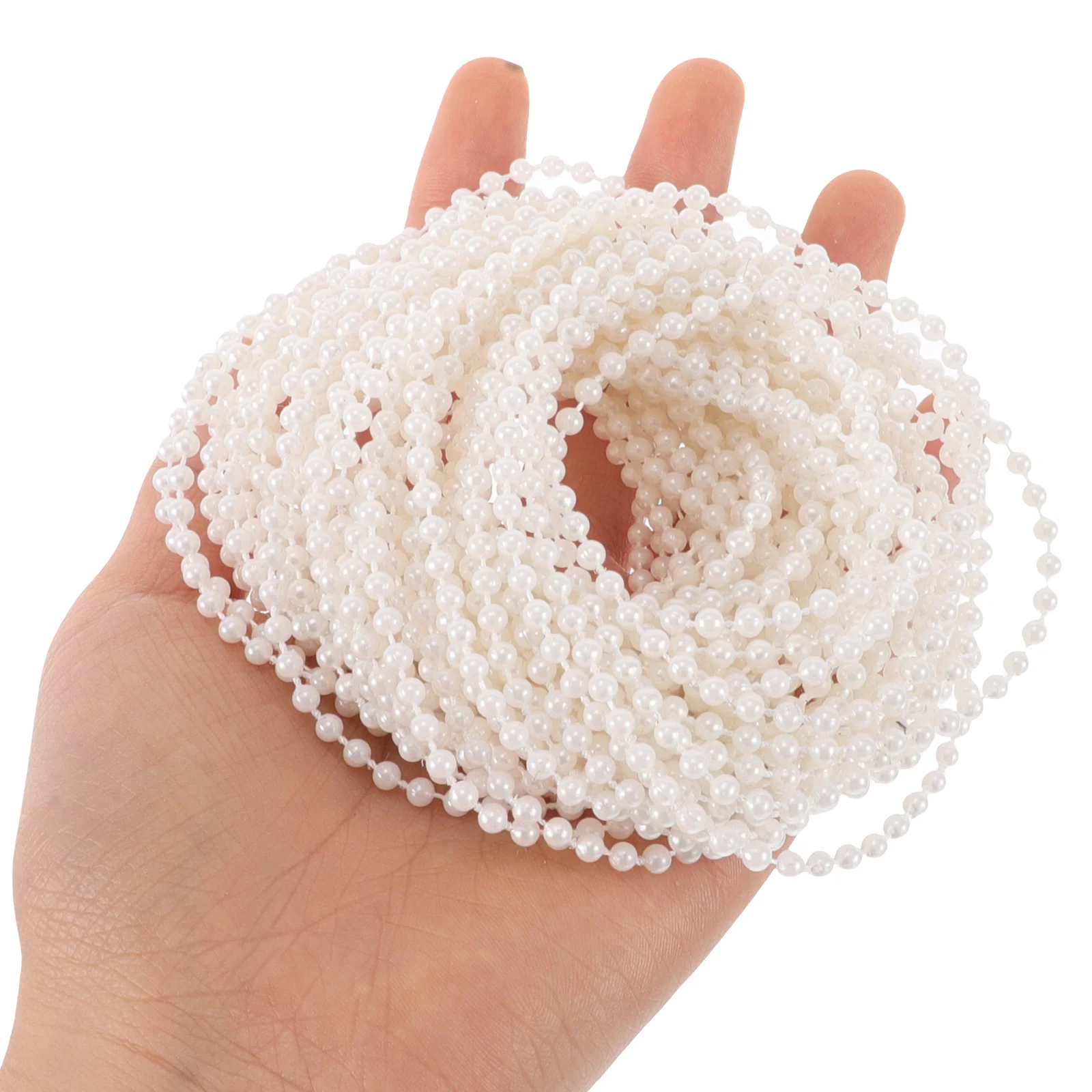 

1 рулон 3 мм бусины из искусственного жемчуга, катушка, гирлянда для изготовления ювелирных изделий, декор для свадебной вечеринки, аксессуары для головы, женский цветок