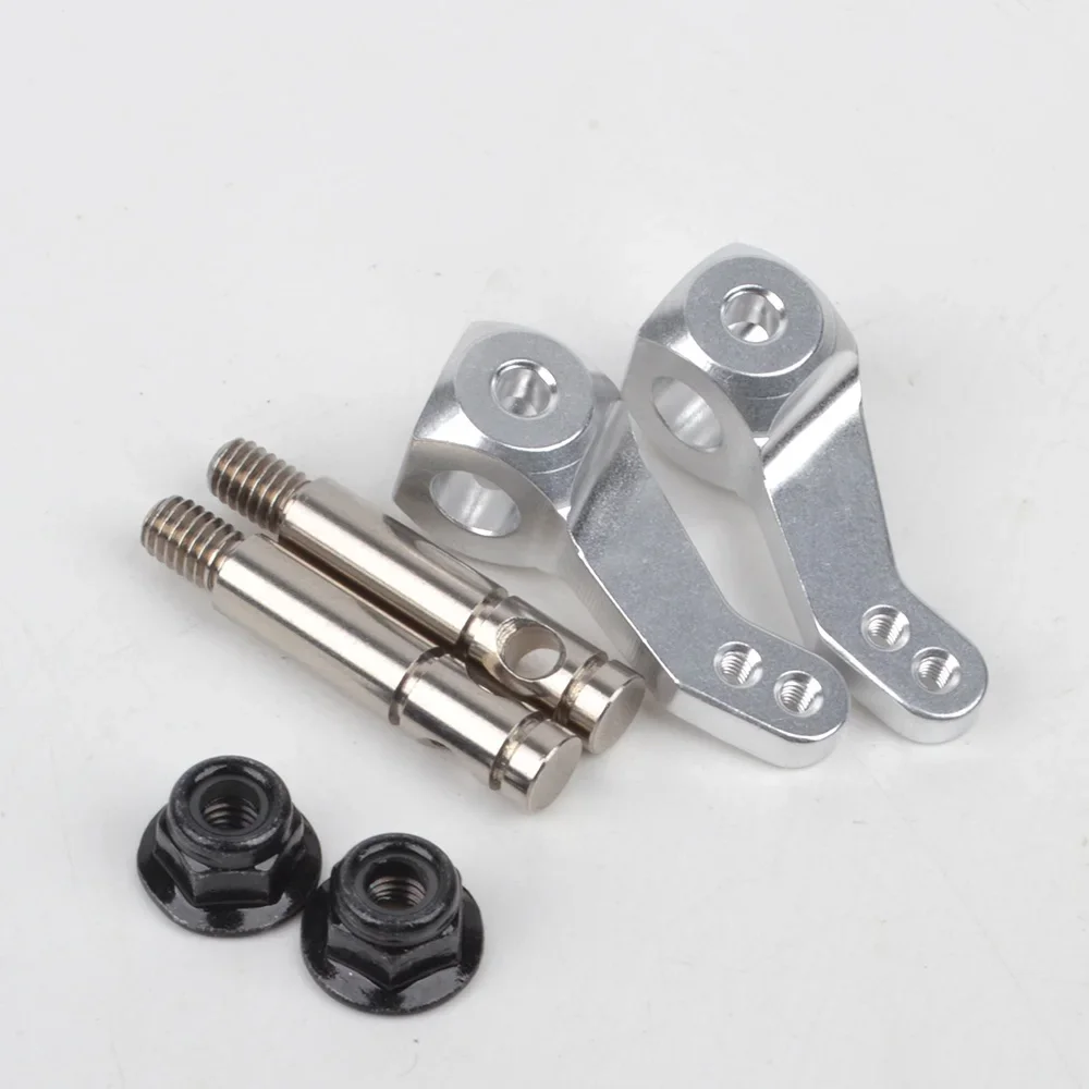 RcAidong Upright Front L&R Steering Knuckle Arm for Tamiya Hornet/Grasshopper II Monster