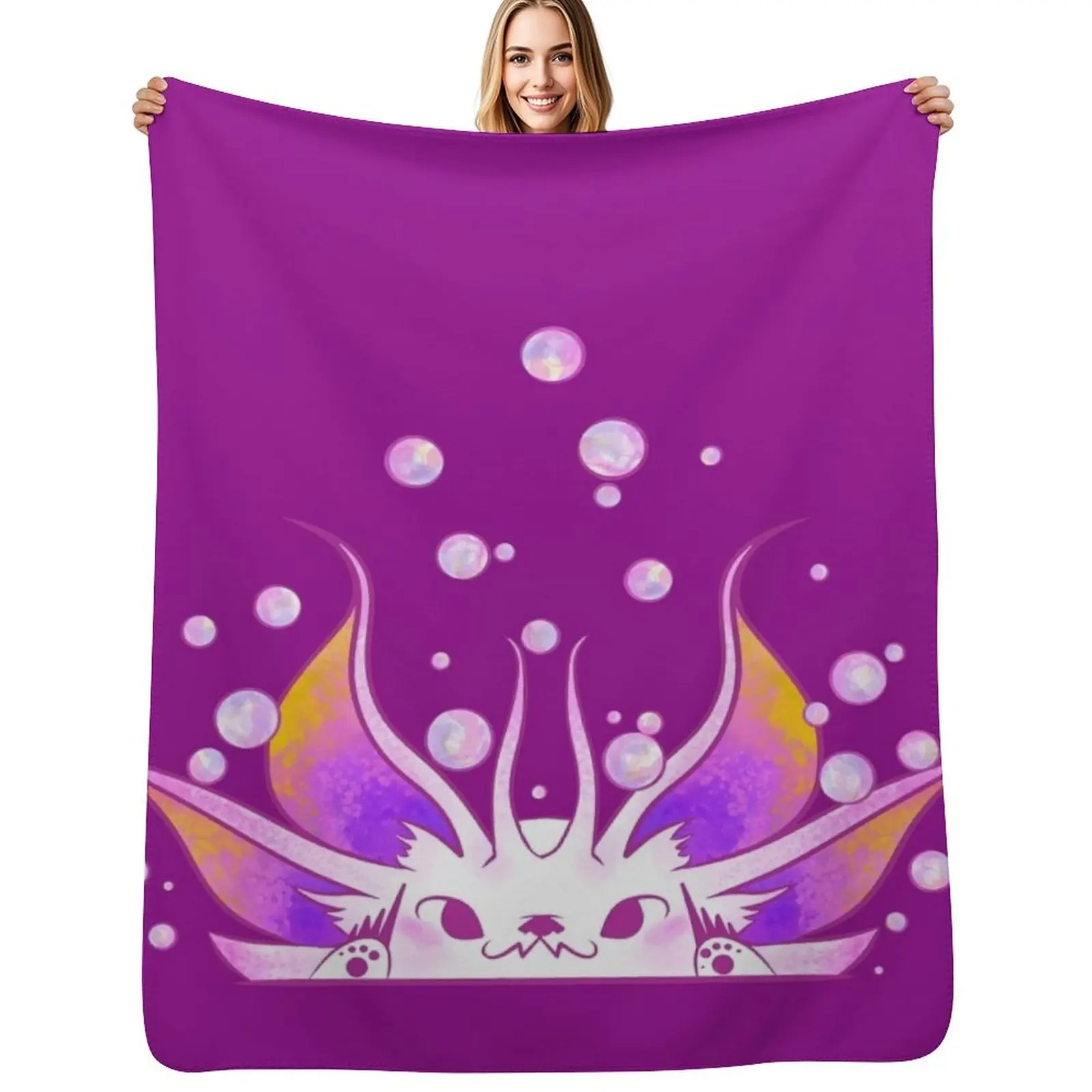 

Colorful Peeky Mizutsune Throw Blanket Luxury Soft Blankets