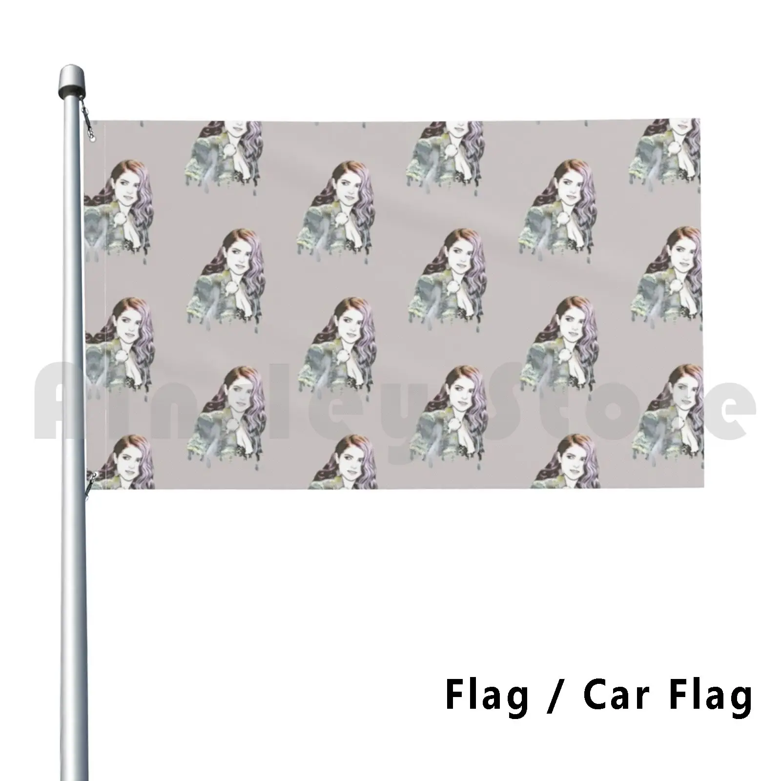 Anna Kendrick-Drip Design Outdoor Decor Flag Car Flag Anna Kendrick Anna Kendrick Pitch Perfect Trolls Pop Culture