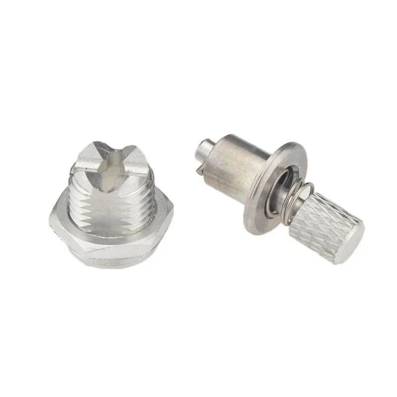 Cerraduras de escotilla de botón pulsador CNC de aluminio, piezas de repuesto de carcasa de carrocería de barco RC, M10/M12, 22/42mm, 1 unidad, 2 unidades