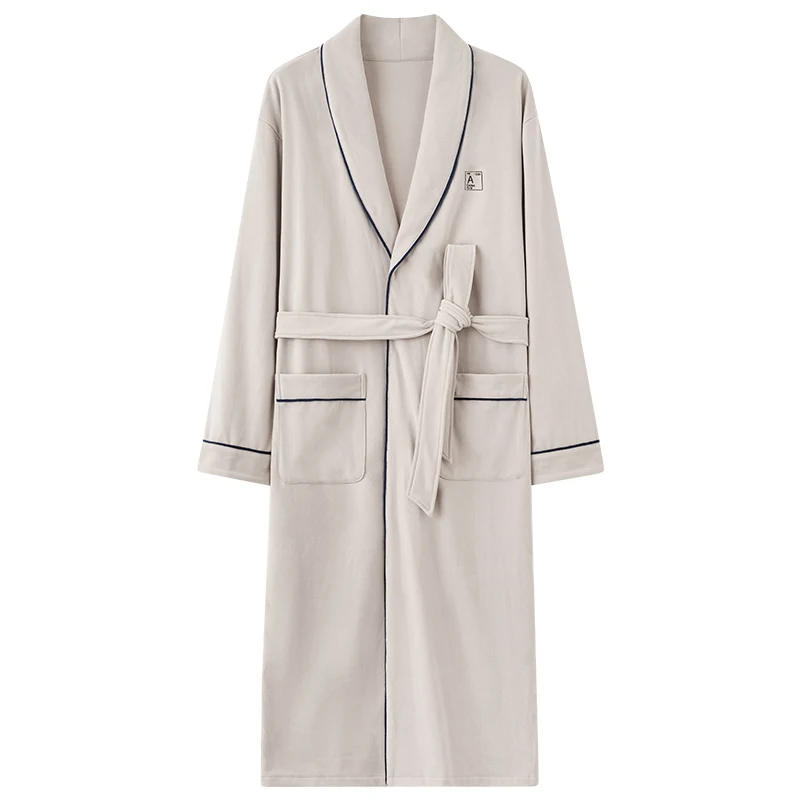 

Autumn Winter Keep Warm Bathrobe Men Sleep Tops Kimono Robes For Male Thin Fleece Long Bath Robes Bride Robe Dressing Gown L-4XL
