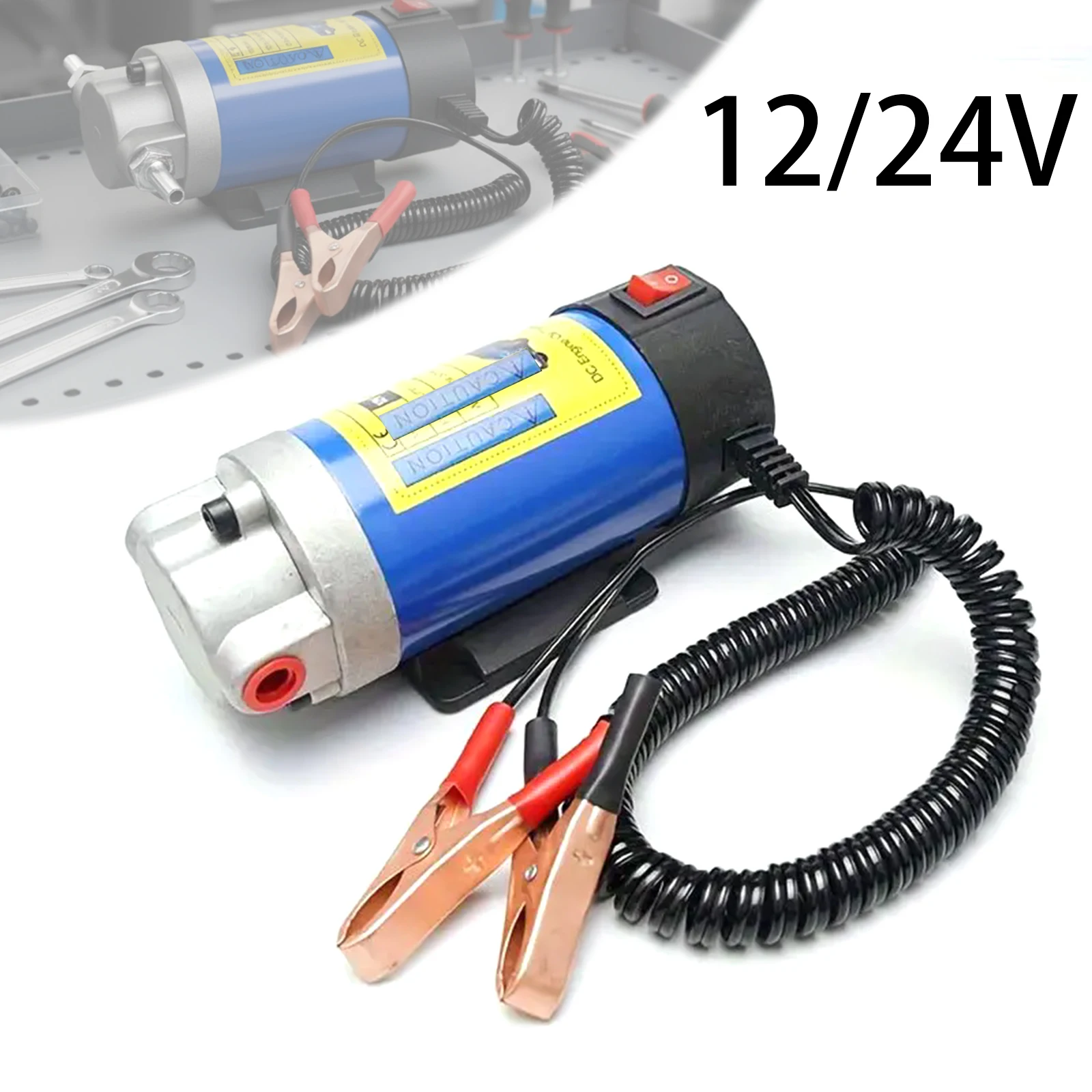 

Engine Oil Pump 12V/24V 100W Electric Fluid Transfer Pump Engine Oil Transfer Change Pump for Engine Oil Change