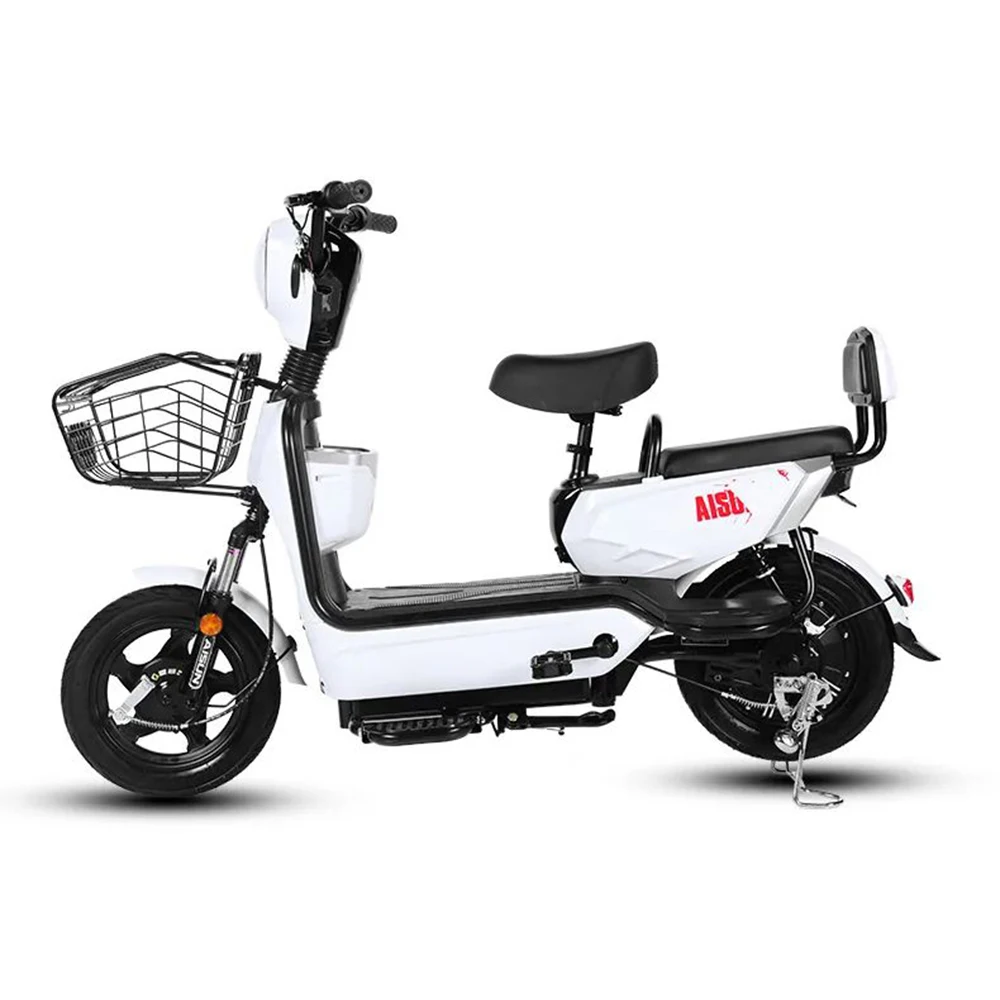 350W 48V Elektrofahrrad Roller für Familiengebrauch E-Bike Elektrisches Stadtfahrrad für Erwachsene Elektrischer Motorroller Leistungsstark