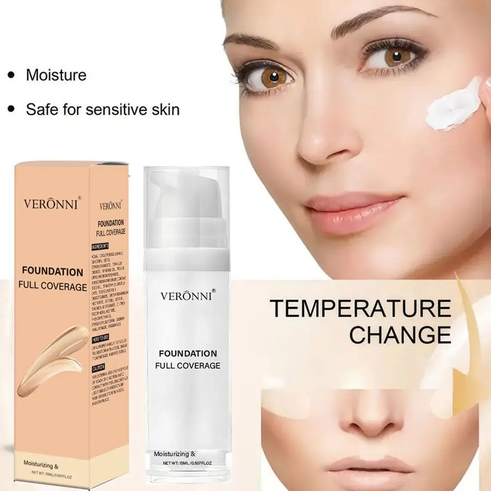 Base líquida blanca mezcla Pure-15ml sedoso cremoso mate de larga duración resistente a la transferencia para escenario Cosplay Halloween M Q6G5