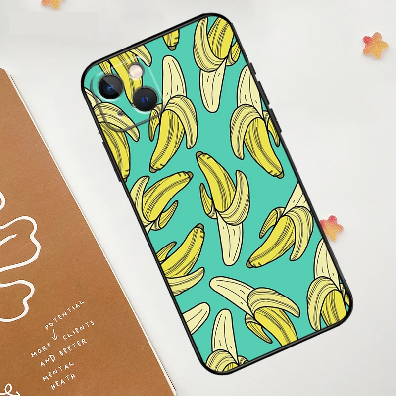 Tropical Summer Fruit Lemon Phone Case For iPhone 11 12 13 14 15 16 Pro Max Back Cover For iPhone 13 Mini X XS Max XR Plus