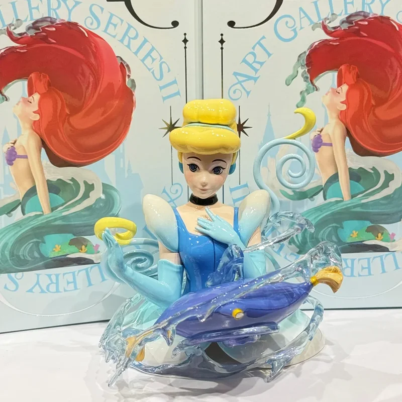 Genuine Princess Art Film Series 2 Blind Box Ariel Snow White Handmade Desktop Ornament Exquisite Birthday Gift Collection Decor