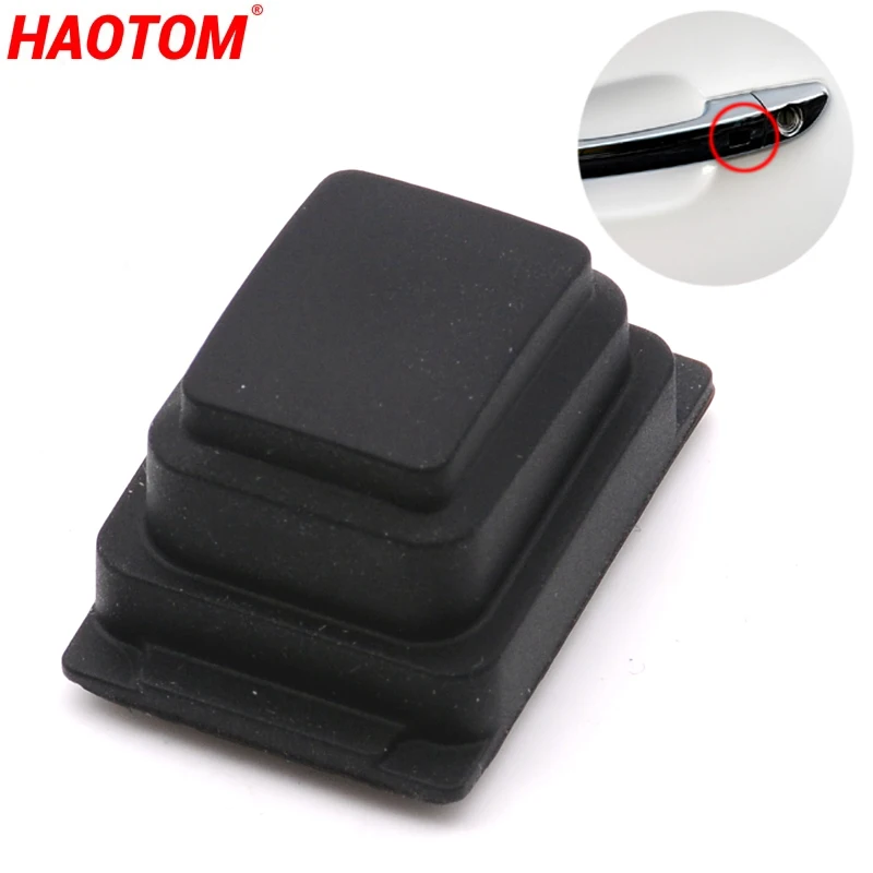 Car Front Door Exterior Door Handle Small Button Switch Cover For Hyundai Tucson 2016 2017 2018 82651D3710 82661D3710