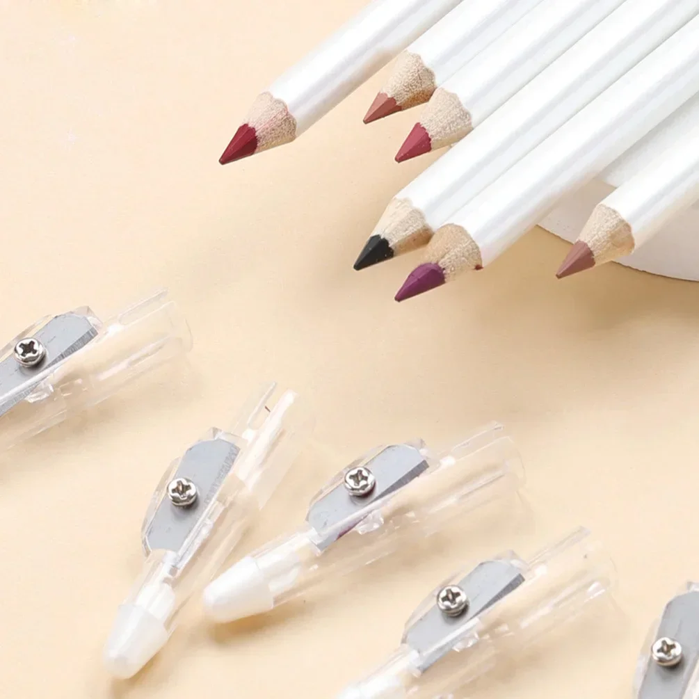 Matte Waterproof Private Label Lip Liner Pencil with Sharpener Eyebrow Pencil Lipliner Custom Logo Makeup Products Wholesale