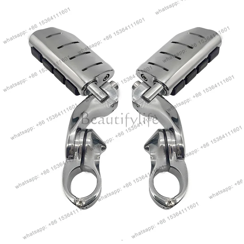 

Motorcycle general style various metal electroplated rubber pedal bracket set