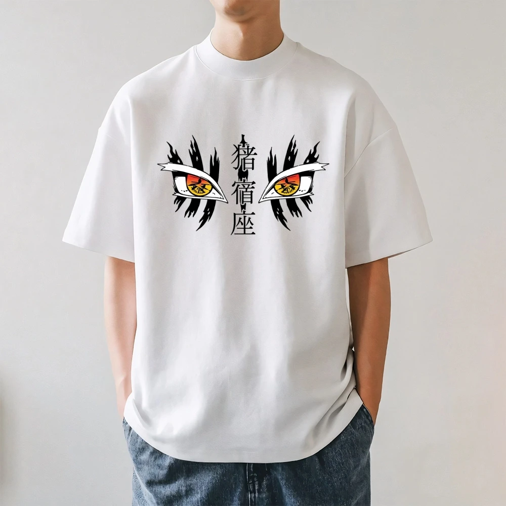 2026 Neues Demon Slayer T-Shirt im japanischen Stil mit klassischem Aufdruck, Kurzarm-T-Shirt für Herren und Damen, Herren-Oberteile