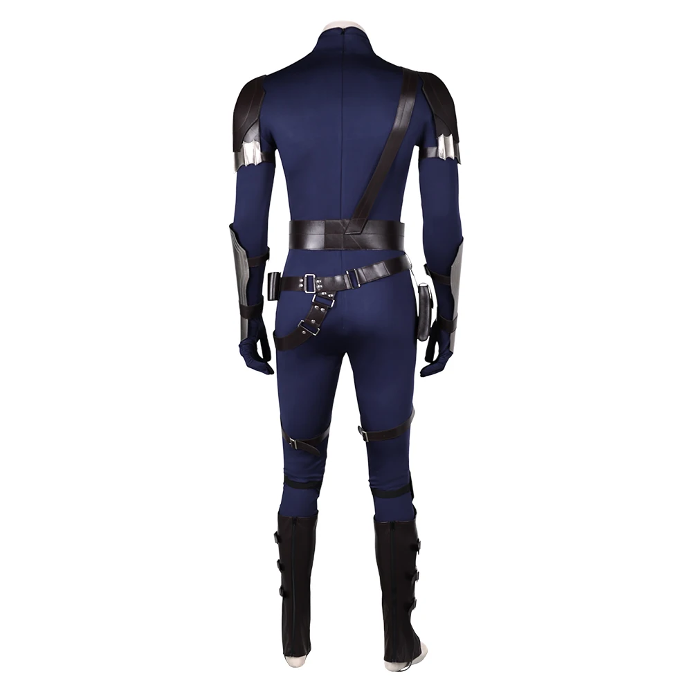 ชุดคลุมชุดคอสเพลย์ผู้หญิงการต่อสู้บนคลาวด์ Final Fantasy VII ชุดจั๊มสูทวิกผมเกิดใหม่ชุดป้องกันมือฮาโลวีนสำหรับผู้ชาย