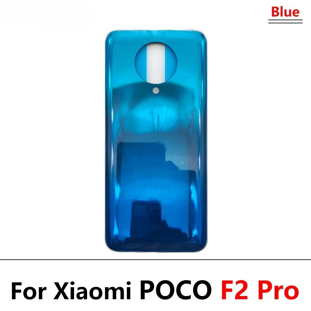 New For Xiaomi Poco F2 Pro Battery Back Cover Glass Rear Door Replacement Housing STICKER Adhesive