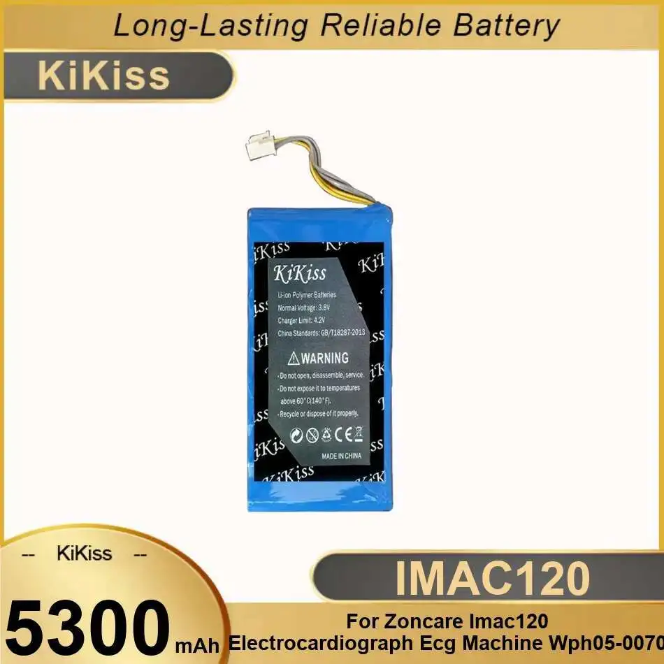 

5300Mah Reliable Power Supply Electrocardiograph Battery For Zoncare IMAC120 Ecg Machine WPH05-0070 Durable