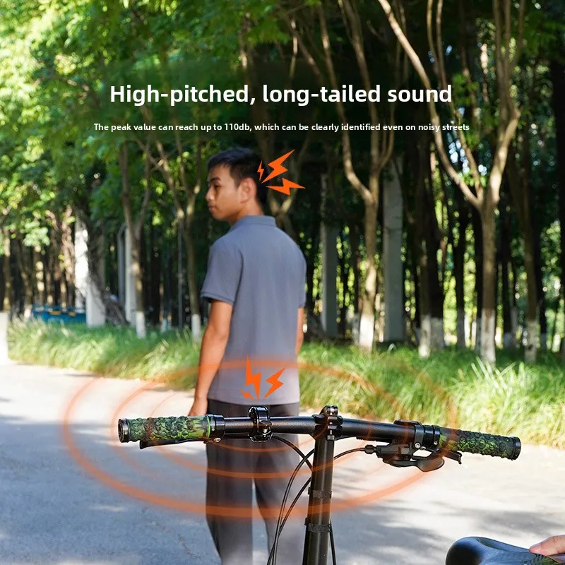 جرس الدراجة الجبلية الطريق الدراجة القرن سبائك الألومنيوم الدراجة حلقة السلامة الدراجات المقود دراجة إنذار مخفي ملحقات الدراجة