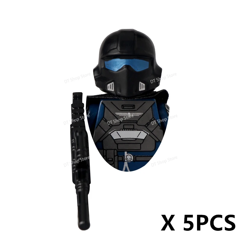 

C103 MOC Warriors Heavy Armor Soldiers Game Series mini Character compatible third party Building Blocks Toys Gifts