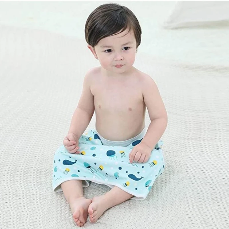 Baby Diaper Waterproof Skirt Infant Leak-proof Urine Training Pants Cloth Diapers Kids Nappy Sleeping Bed Potty Trainining