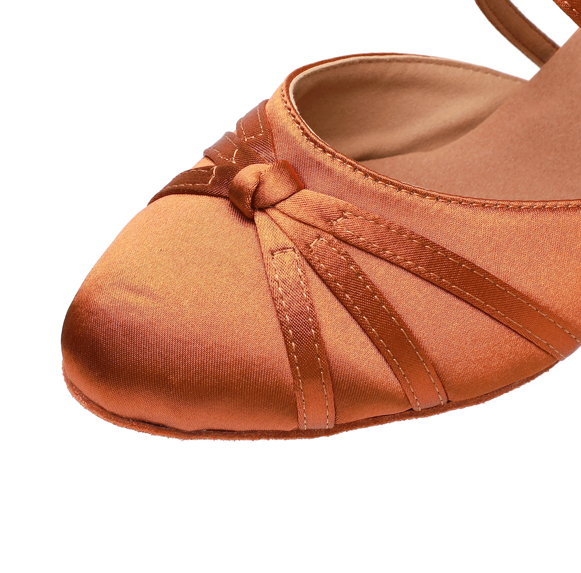 Pink Brown Woman\'s Latin Dance Shoes Ballroom Tango Dancing Sandals for Ladies Girls Soft Suede Sole Practice Wedding Shoes New