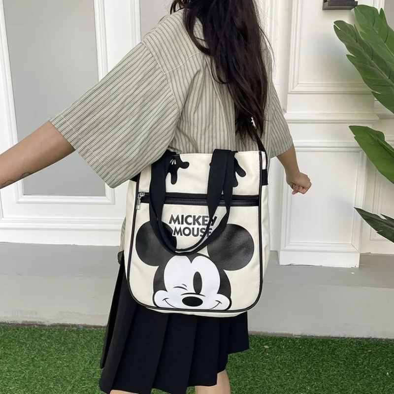 Fourre-tout mignon Disney TureMouse, sac à dos décontracté, léger, grande capacité, tache, dessin animé, initié, nouveau