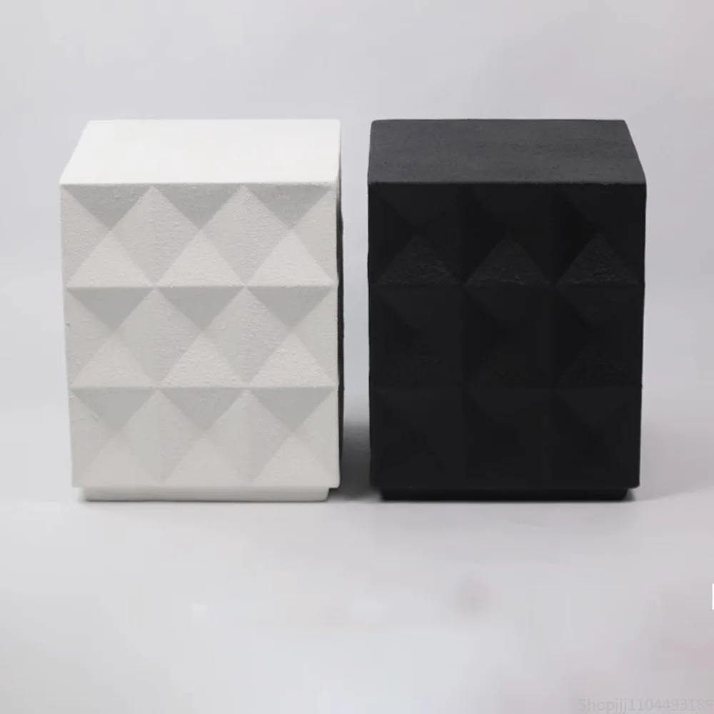 

Scandi Cube Side Table - Modular Coffee Table for Airbnb, Cafe & Lounge, Geometric End Table