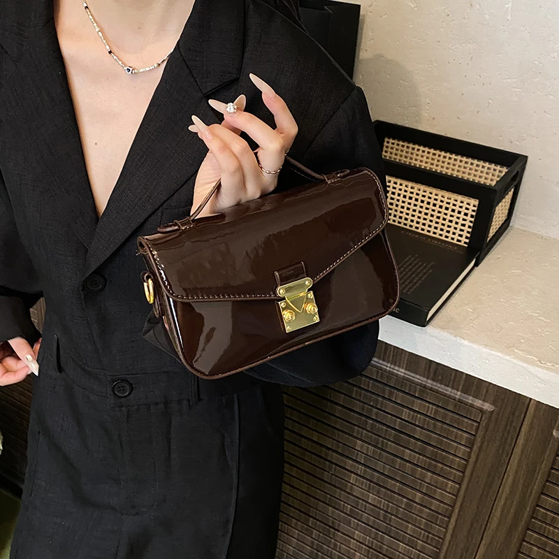 Женская модная кожаная сумка через плечо для дамской сумки-тоут, классическая элегантная брендовая сумка