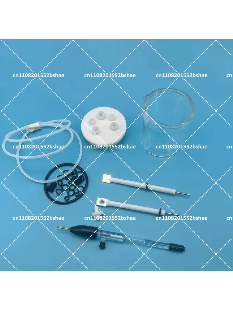 Electrochemical Electrode System Sealed, Three Electrodes and Electrolytic Cell Included