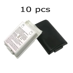 Boîtier de batterie Rechargeable pour Xbox 360, 10 pièces, avec autocollant, accessoire pour manette de jeu