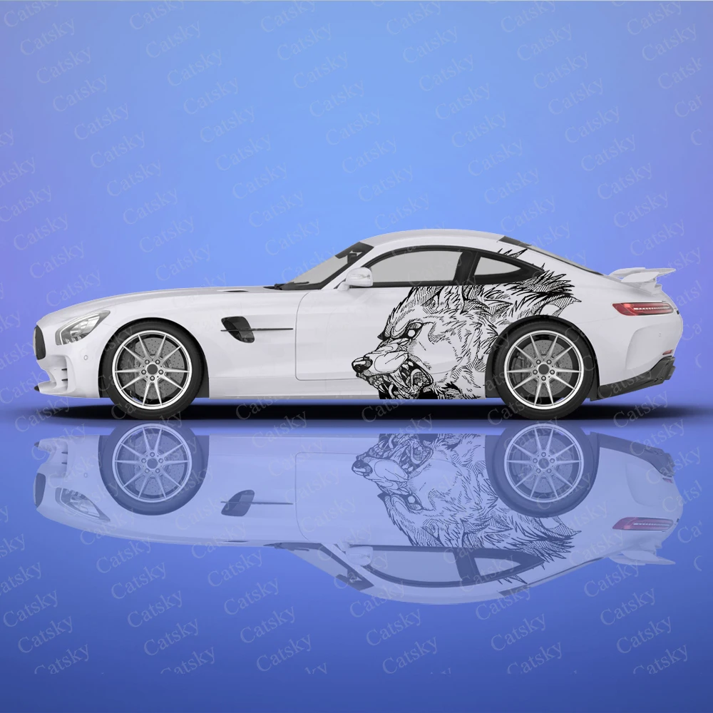 

Wolf Car Stickers Vehicle Finishing Decals Side Graphics Stickers Vinyl Stickers Wrapping Stickers Animal Decals