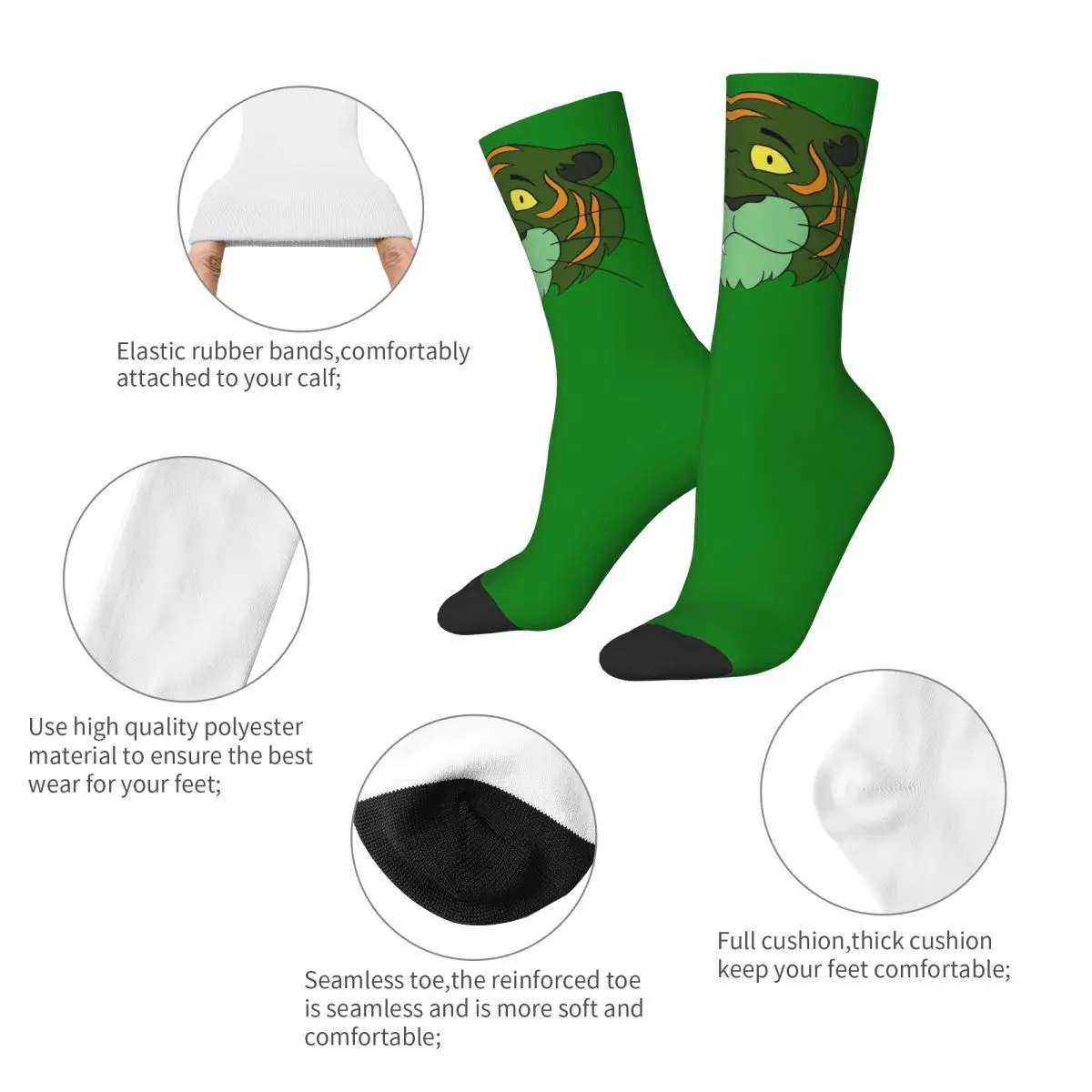 Cringer He-Man The Master Of The Universe Socks Travel 3D Print Funny Boy Girls Mid-calf Socks