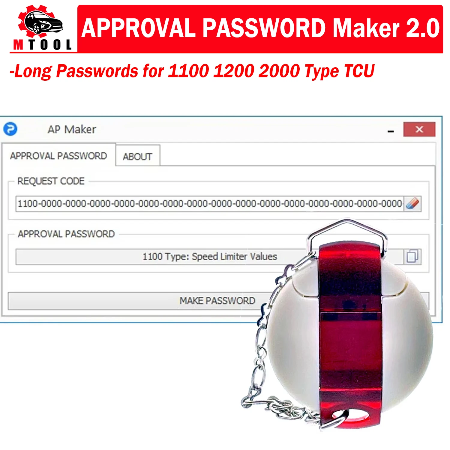 

APPROVAL PASSWORD Maker 2.0 для ограничителя скорости Ценции Запрос загрузки двигателя Длинные пароли для 1100 1200 2000 Тип TCU Serial