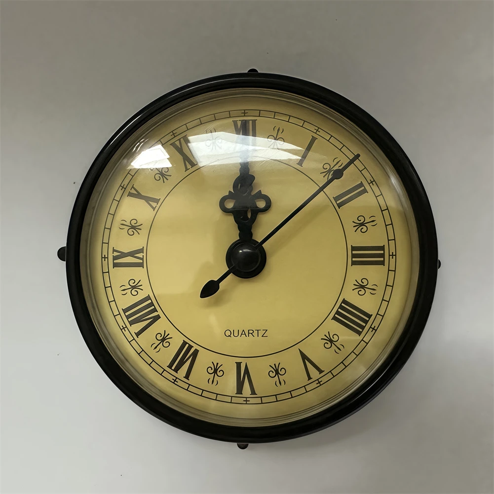 80MM Quartz Clock Inserts Classic Clock Movement Replacement DIY Parts Roman Numbers Round Clocks Head Insert Home Decoration
